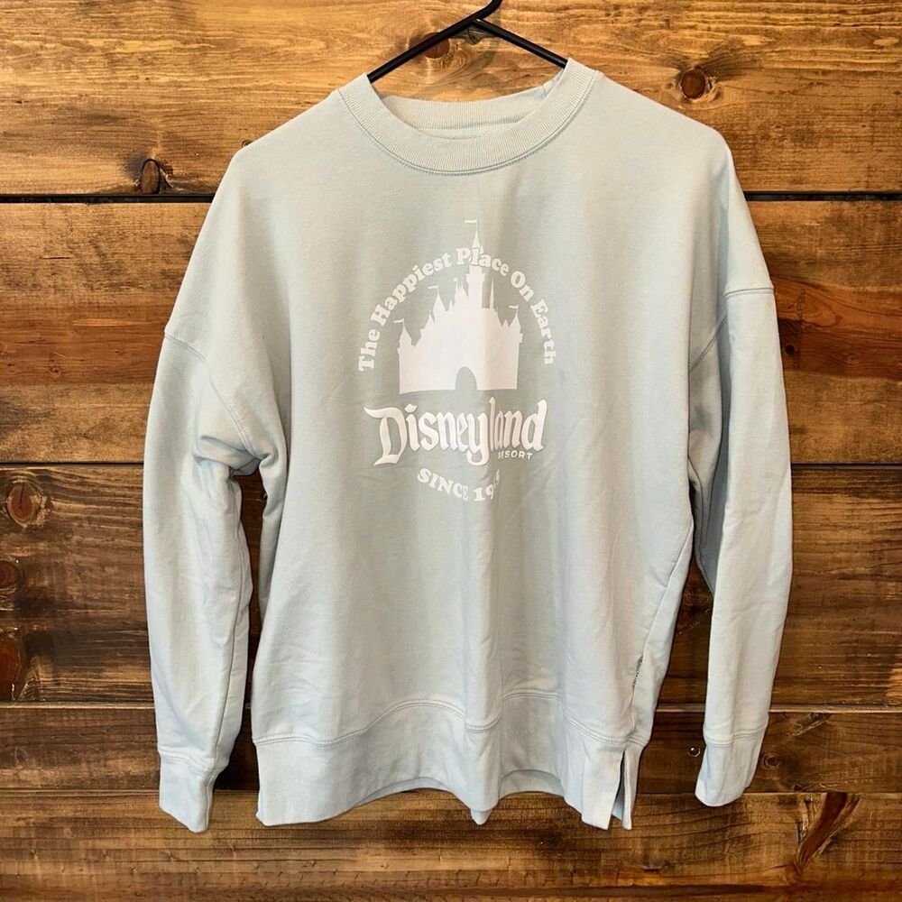 Disney Women's Blue and Grey Sweatshirt